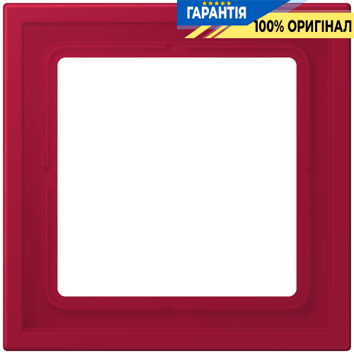 Рамка 1-местна LS ZERO JUNG LCZ981BF229 rouge carmin (32100)