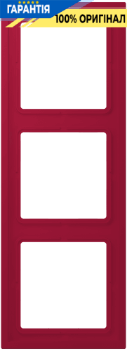Рамка 3-постова LS ZERO JUNG LCZ983BF229 rouge carmin (32100)