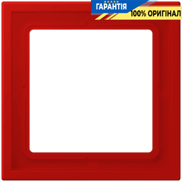 Рамка 1-местна LS ZERO JUNG LCZ981BF227 rouge vermillon 31 (32090)