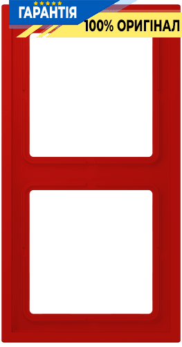 Рамка 2-постова LS ZERO JUNG LCZ982BF227 rouge vermillon 31 (32090)