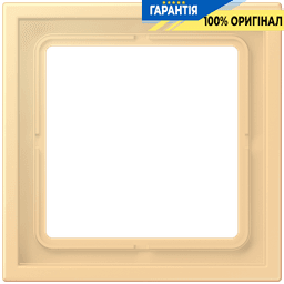 Рамка 1-местна LS ZERO JUNG LCZ981BF258 колір terre sienne claire 59
