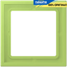 Рамка 1-постова LS ZERO JUNG LCZ981BF221 vert clair світло-сіра