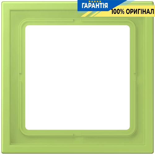 Рамка 1-постова LS ZERO JUNG LCZ981BF221 vert clair світло-сіра