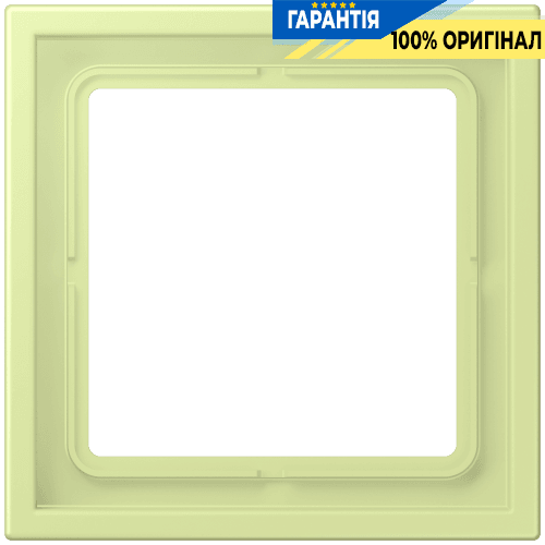 Рамка 1-местна LS ZERO JUNG LCZ981BF222 вертикальна жовтий світлий