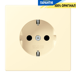 Розетка з заземленням 250V 16A з пружинним затиском JUNG LC1520201 blanc (32001)