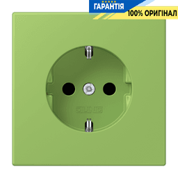 Розетка з заземленням 250V 16A з пружинним затискачем JUNG LC1520220 vert 31 (32051)