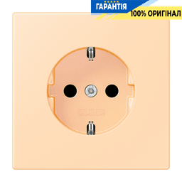 Розетка з заземленням 250V 16A з пружинним затискачем JUNG LC1520223 ocre