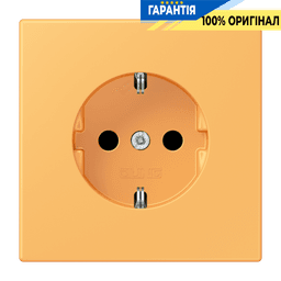 Розетка з заземленням 250V 16A з пружинним затиском JUNG LC1520254 ocre jaune clair