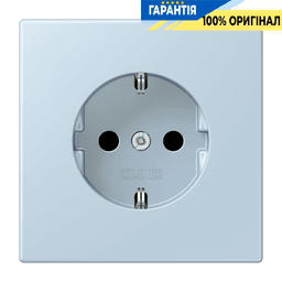Розетка з заземленням 250V 16A гвинтовий затиск JUNG LC1521208 outremer clair (32022)