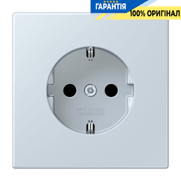Розетка з заземленням 250V 16A гвинтовий затиск JUNG LC1521209 outremer pâle (32023)