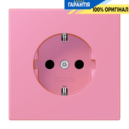Розетка з заземленням 250V 16A гвинтовий затиск JUNG LC1521246 rose vif