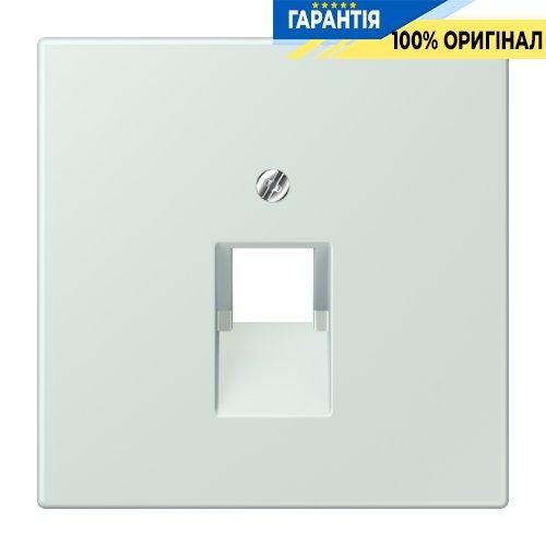 Накладка для комп’ютерної розетки UAE JUNG LC969-1UA215 світло-блакитна céruléen pâle