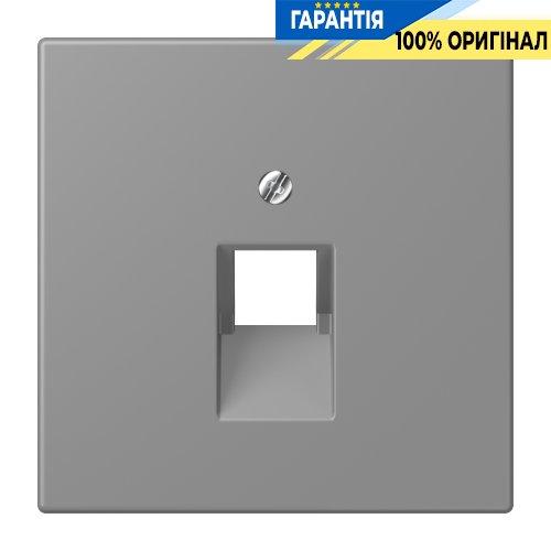 Накладка для комп’ютерної розетки UAE JUNG LC969-1UA203 gris 31 сіра