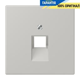 Накладка для комп’ютерної розетки UAE JUNG LC969-1UA205 gris clair 31 світло-сірий