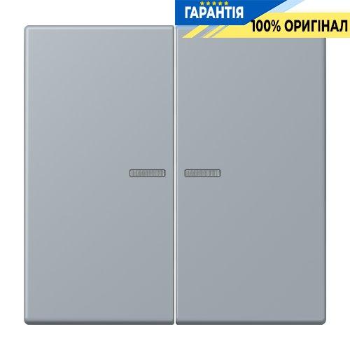 Клавіша 2-а з підсвіткою JUNG LC995KO5257 gris clair 59 для електроустановок