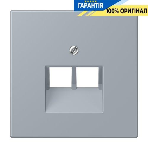 Накладка для 2-ї комп’ютерної розетки UAE JUNG LC969-2UA257, колір gris clair 59