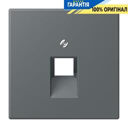 Накладка для комп’ютерної розетки UAE JUNG LC969-1UA202 gris foncé 31, темно-сірий колір