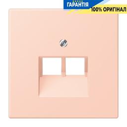 Накладка для 2-ї комп’ютерної розетки UAE JUNG LC969-2UA234 l’ocre rouge clair