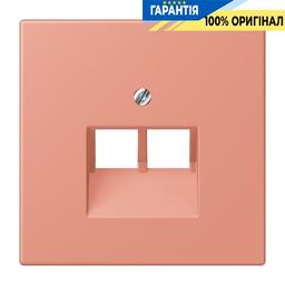 Накладка для 2-ї комп’ютерної розетки UAE JUNG LC969-2UA233 колір l’ocre rouge moyen