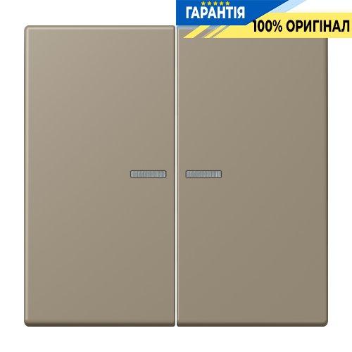 Клавіша 2-а з підсвіткою JUNG LC995KO5242 ombre naturelle moyenne (32141) для електропроводки