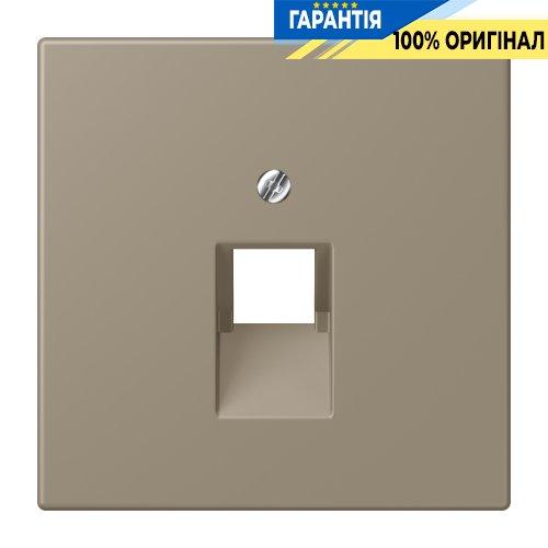 Накладка для комп’ютерної розетки UAE JUNG LC969-1UA242 кольору ombre naturelle moyenne