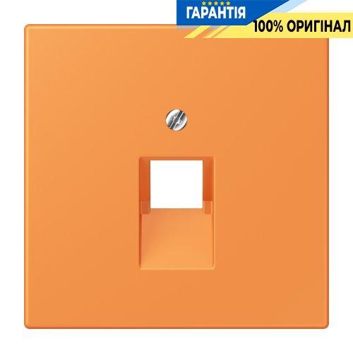 Накладка для комп’ютерної розетки UAE JUNG LC969-1UA225 помаранчевого кольору orange clair