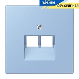 Накладка для 2-ї комп’ютерної розетки UAE JUNG LC969-2UA207, колір outremer moyen
