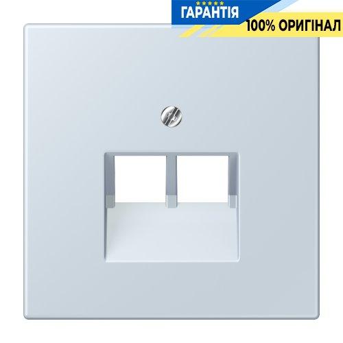 Накладка для 2-ї комп’ютерної розетки UAE JUNG LC969-2UA209 колір outremer pâle