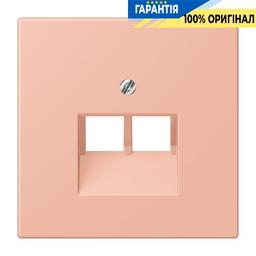Накладка для 2-ї комп’ютерної розетки UAE JUNG LC969-2UA231 rose clair