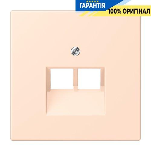 Накладка для 2-ї комп’ютерної розетки UAE JUNG LC969-2UA228 rose pâle