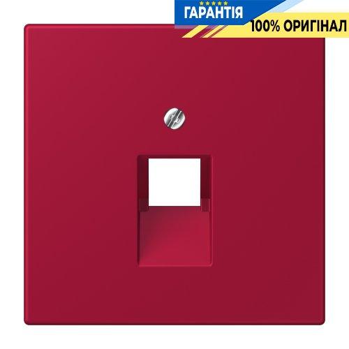 Накладка для комп’ютерної розетки UAE JUNG LC969-1UA229 rouge carmin, серія 32100