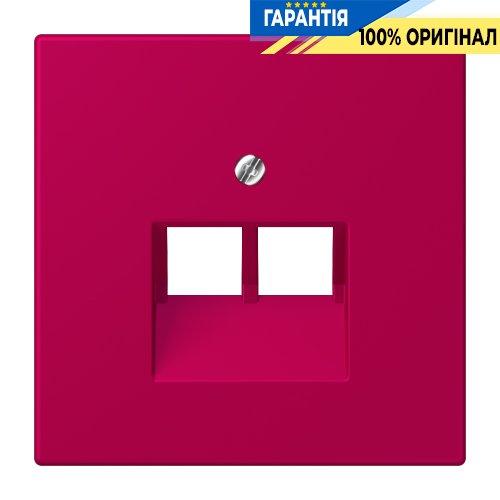 Накладка для 2-ї комп’ютерної розетки UAE JUNG LC969-2UA230 rouge rubia, оригінальна, червона