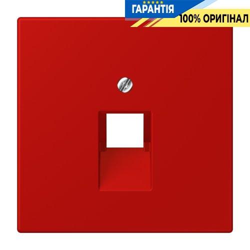Накладка для комп’ютерної розетки UAE JUNG LC969-1UA227 rouge vermillon 31, серія 32090