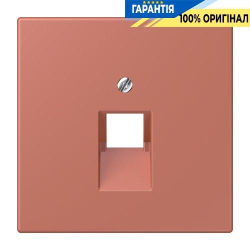 Накладка для комп’ютерної розетки UAE JUNG LC969-1UA236 колір terre sienne brique