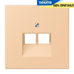 Накладка для 2-ї комп’ютерної розетки UAE JUNG LC969-2UA237 terre sienne claire 31 (32122)