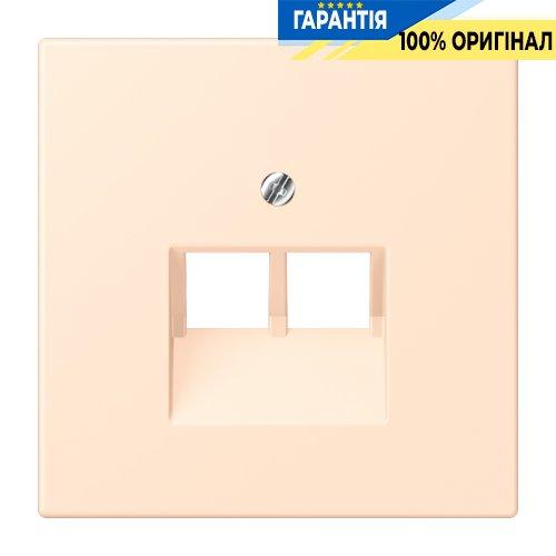Накладка для 2-ї комп’ютерної розетки UAE JUNG LC969-2UA238 колір terre sienne pâle