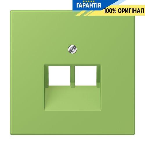 Накладка для 2-ї комп’ютерної розетки UAE JUNG LC969-2UA220 vert 31, оригінальна серія 32051