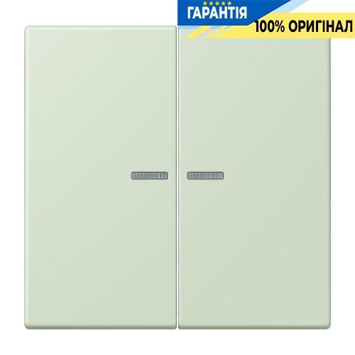Клавіша 2-а з підсвіткою JUNG LC995KO5218, колір vert anglais pâle, серія 32042