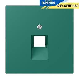 Накладка для комп’ютерної розетки UAE JUNG LC969-1UA216 vert anglais, серія 32040