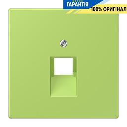 Накладка для комп’ютерної розетки UAE JUNG LC969-1UA221 vert clair, серія 32052