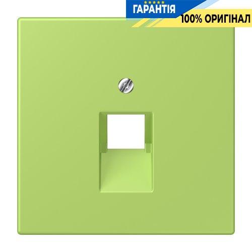 Накладка для комп’ютерної розетки UAE JUNG LC969-1UA221 vert clair, серія 32052