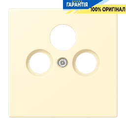 Накладка для SAT-TV розетки JUNG LC990SAT201 біла (32001)