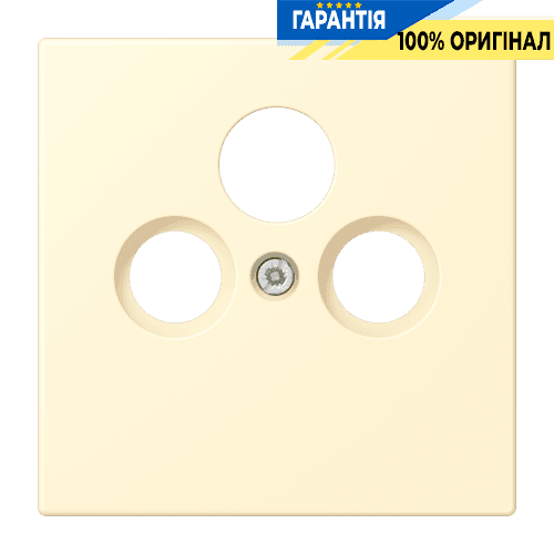 Накладка для SAT-TV розетки JUNG LC990SAT201 біла (32001)