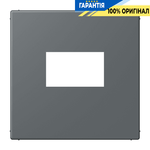 Накладка для USB зарядки JUNG LC1969USB202 gris foncé 31, темно-сірий колір