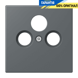 Накладка для SAT-TV розетки JUNG LC990SAT202 gris foncé 31, темно-сірий колір