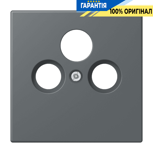Накладка для SAT-TV розетки JUNG LC990SAT202 gris foncé 31, темно-сірий колір