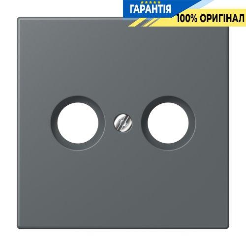 Накладка для TV розетки JUNG LC990TV202 gris foncé 31, темно-сірий колір, артикул 32010