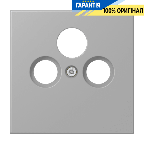 Накладка для SAT-TV розетки JUNG LC990SAT204 gris moyen, колір сірий, артикул 32012
