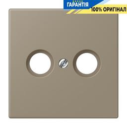 Накладка для TV розетки JUNG LC990TV242 Ombre Naturelle Moyenne (32141)