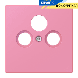 Накладка для SAT-TV розетки JUNG LC990SAT246 rose vif (4320C) якісне оздоблення для телевізійних розеток, артикул LC990SAT246, бренд JUNG